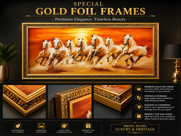 special gold foil frames