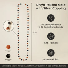 Divine Protection Combo – Rudraksha & Karungali Mala Set