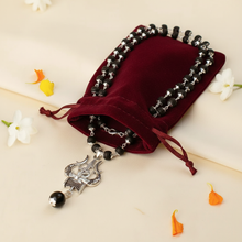 Karungali Trishul in maroon velvet bag